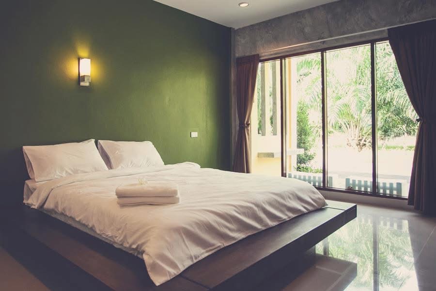 ห้องพัก Palmgarden resort บรรยากาศสวน