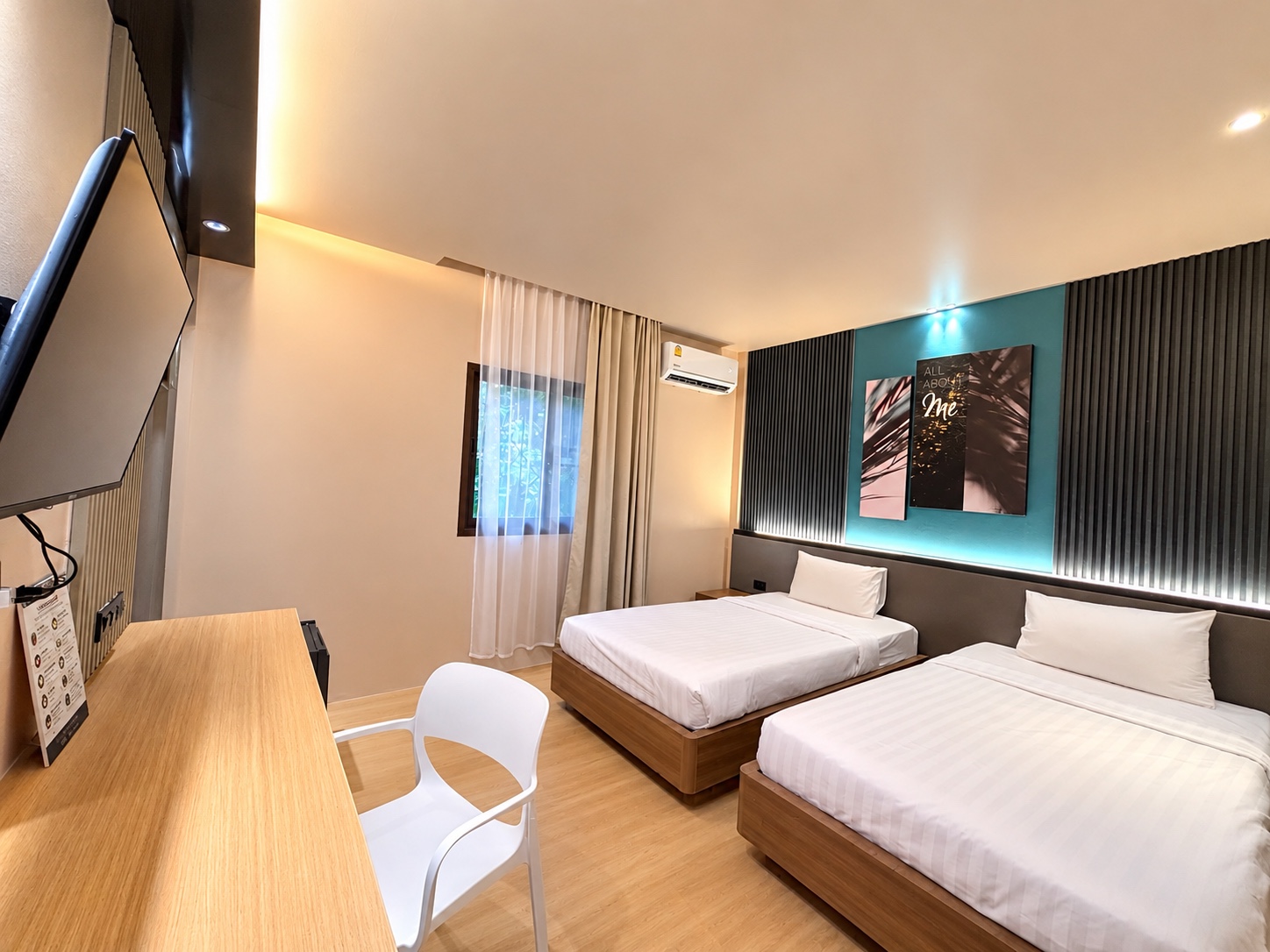ห้องพัก Palmgarden resort เตียงคู่